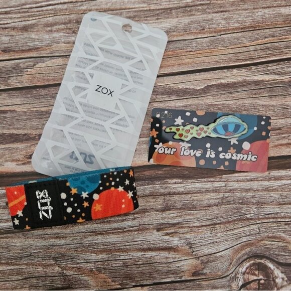 Zox Our Love is Cosmic Wristband and Pin - Picture 1 of 15